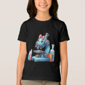 Little Scientist Terug naar School Fun Tri-Blend Shirt (Voorkant)