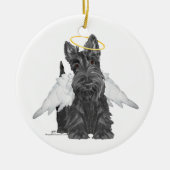 Little Scottie Angel Keramisch Ornament (Voorkant)