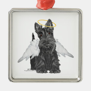 Little Scottie Angel Metalen Ornament