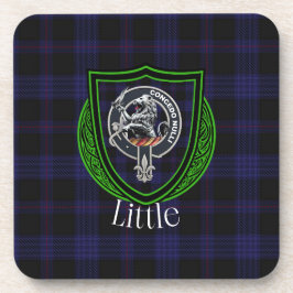 Little Scottish Clan Tartan & Crest Bier Onderzetter