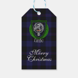 Little Scottish Clan Tartan & Crest Cadeaulabel