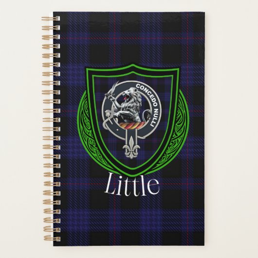 Little Scottish Clan Tartan & Crest Planner (Voorkant)