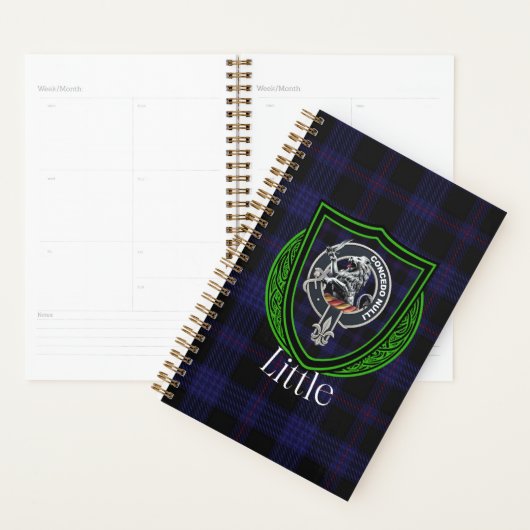 Little Scottish Clan Tartan & Crest Planner (Display)