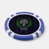 Little Scottish Clan Tartan & Crest Poker Chips (Enkel)