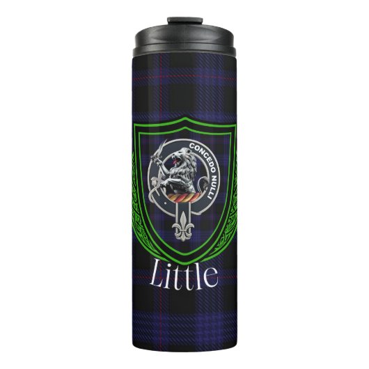 Little Scottish Clan Tartan & Crest Thermosbeker (Voorkant)