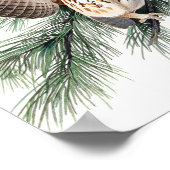 Little Screech Owl door John James Audubon Poster (Hoek)