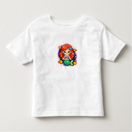 Little Sea Dreamer Mermaid – Cute Toddler Girl T-S Kinder Shirts