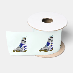 Little Seal Sailor Satijnen Lint