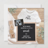 Little Secret Sonogram Echografie Zwangerschap Aankondiging (Voorkant)