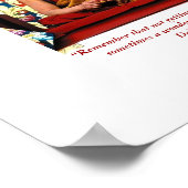 Little Seeds Art HH Dali Lama Quote Poster (Hoek)