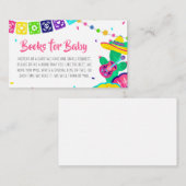 Little Senorita Fiesta Baby shower Boeken voor Bab Informatiekaartje (Voorkant / Achterkant)