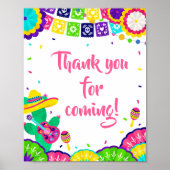Little Senorita Fiesta Bedankt voor uw komst Poster (Voorkant)
