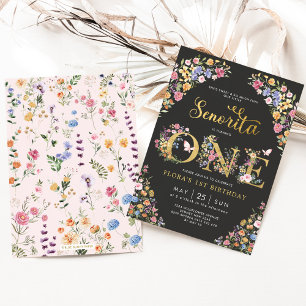 Little Senorita Fiesta Wildflower 1e verjaardag Kaart