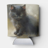 Little Shadow Black Kitten Blikjeskoeler (Achterkant)