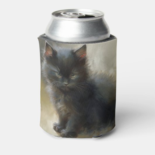 Little Shadow Black Kitten Blikjeskoeler (Blikje Achterkant)