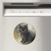 Little Shadow Black Kitten Magneet (Insitu (Vaatwasser))