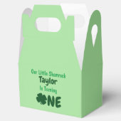 Little Shamrock 1st Birthday Bedankdoosjes (Geopend)