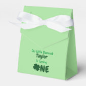 Little Shamrock 1st Birthday Bedankdoosjes (Voorkant Zijde)