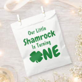 Little Shamrock 1st Birthday Bedankzakje