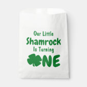 Little Shamrock 1st Birthday Bedankzakje (Voorkant)