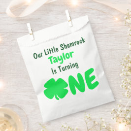 Little Shamrock 1st Birthday Bedankzakje