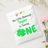 Little Shamrock 1st Birthday Bedankzakje (Gezegeld)