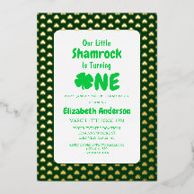 Little Shamrock 1st Birthday