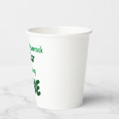 Little Shamrock 1st Birthday Papieren Bekers (Links)