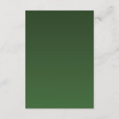 Little Shamrock Baby shower Book for Baby Card Informatiekaartje (Achterkant)