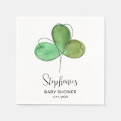 Little Shamrock Baby shower Servet (Voorkant)