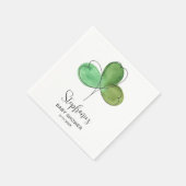 Little Shamrock Baby shower Servet (Hoek)