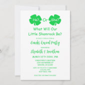 Little Shamrock Gender onthulling Kaart (Voorkant)
