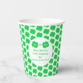Little Shamrock Gender onthulling Papieren Bekers (Voorkant)