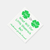 Little Shamrock Gender onthulling Servet (Hoek)