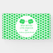 Little Shamrock Gender onthulling Spandoek (Horizontaal)