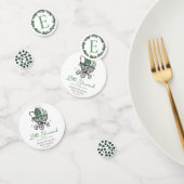 Little Shamrock St Patricks Baby shower Achtergron Confetti (Groep)