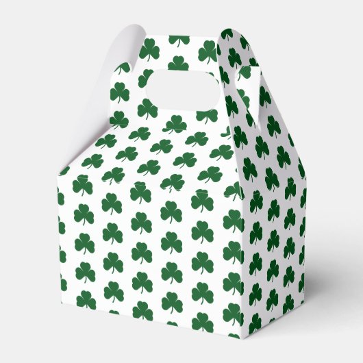 Little Shamrock St Patrick's Day Baby shower Bedankdoosjes (Achterkant)