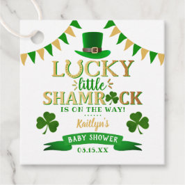 Little Shamrock St. Patrick's Day Baby shower Bedankjes Labels