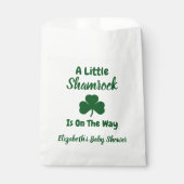 Little Shamrock St Patrick's Day Baby shower Bedankzakje (Voorkant)