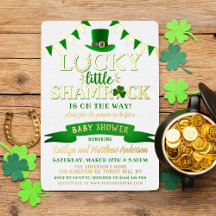 Little Shamrock St. Patrick's Day Baby Shower Echt