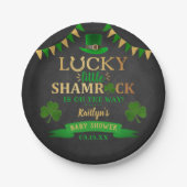 Little Shamrock St. Patrick's Day Baby shower Papieren Bordje (Voorkant)