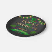Little Shamrock St. Patrick's Day Baby shower Papieren Bordje (Gekanteld)