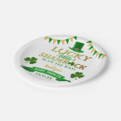 Little Shamrock St. Patrick's Day Baby shower Papieren Bordje (Gekanteld)