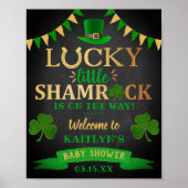 Little Shamrock St. Patrick's Day Baby shower Poster (Voorkant)