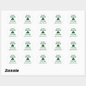 Little Shamrock St Patrick's Day Baby shower Ronde Sticker (Vel)