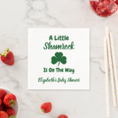 Little Shamrock St Patrick's Day Baby shower Servet (Insitu)