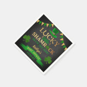 Little Shamrock St. Patrick's Day Baby shower Servet (Hoek)