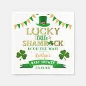 Little Shamrock St. Patrick's Day Baby shower Servet (Voorkant)