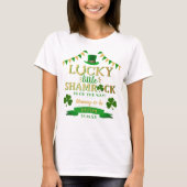 Little Shamrock St. Patrick's Day Baby shower T-shirt (Voorkant)