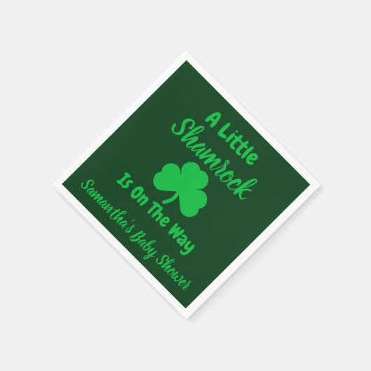 Little Shamrock St Patrick's Day Servet (Hoek)